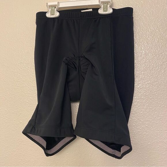Bellwether vintage USA Black unisex padded Cycling Bike nylon spandex Shorts M - Picture 1 of 9
